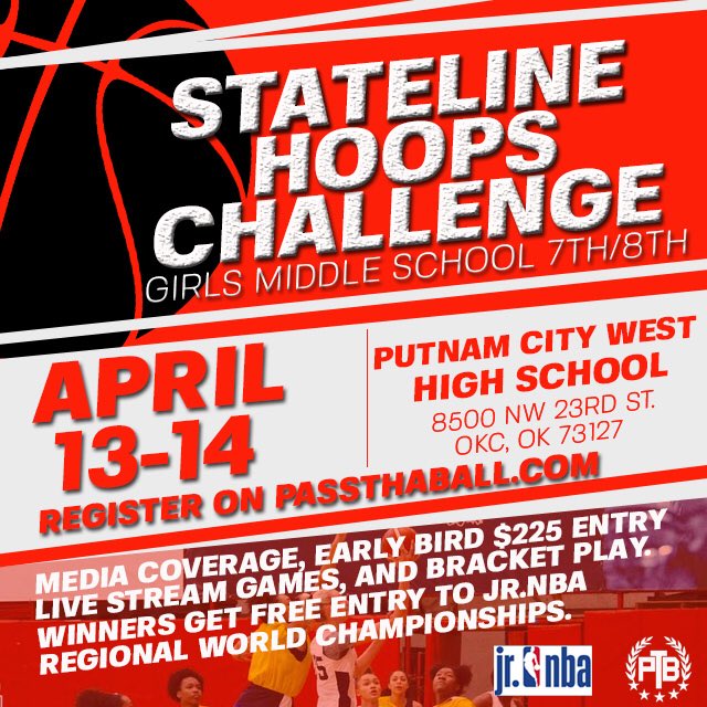 Hands down, has to be the best team in Oklahoma <a href="/BTR_OK_Girls/">BTR</a> 2024 and they play up! Won 8th grade Div at #BattleAtTheHive Think you can beat them? Catch them at the #StatelineHoopsChallenge April 13-14

📝 passthaball.com/page/show/4476…