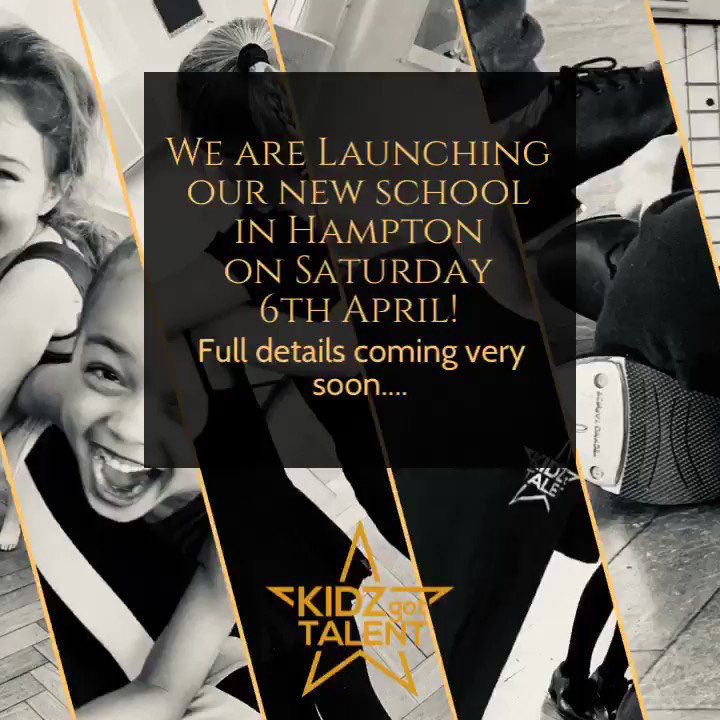 Kidzgottalentuk's tweet photo. Our new school is opening on Saturday 6th April at the Lady Eleanor Holles school in #hampton book onto our days trial workshops #Kidzgottalent #theatreschool #dance #musicaltheatre #drama #ballet #jazz #modern #tapdance #ballet #streetdance #acrobaticdance #kids #performingarts https://t.co/WUm6rwKFEM