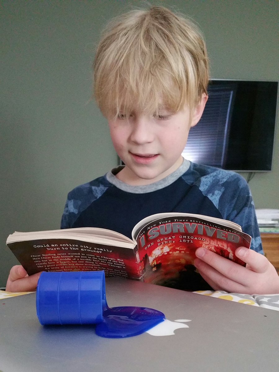 cyclopvariety's tweet photo. "Get caught reading with ______ ."
@IndianKnollES #getcherokeereading #ccsdkidsread #getcaughtreading
#haveyoureadtoday https://t.co/MElJpuHsVE