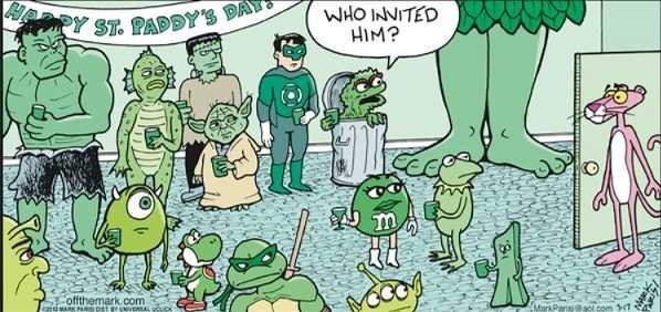 TheFanboyLife's tweet photo. Happy St. Patrick's Day to all the fanlads and fanlasses out there! #TheFanboyLife #StPatricksDay #happystpatricksday #GoGreen https://t.co/pbZVHnrCEq