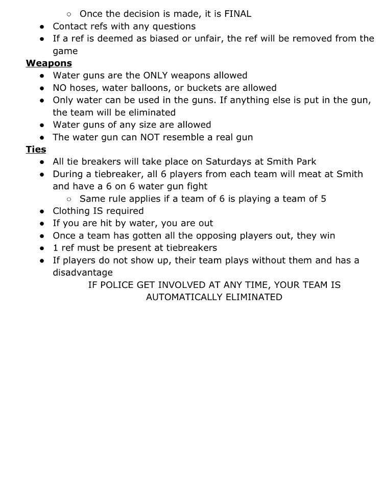 bvseniortag's tweet photo. Here are the rules!!! Forms and money must be turned into Cole Davis by April 3rd. Play will start Monday April 8th at 12am 🔫 🤤 #LetsGetWet https://t.co/BAEJPPsSWA
