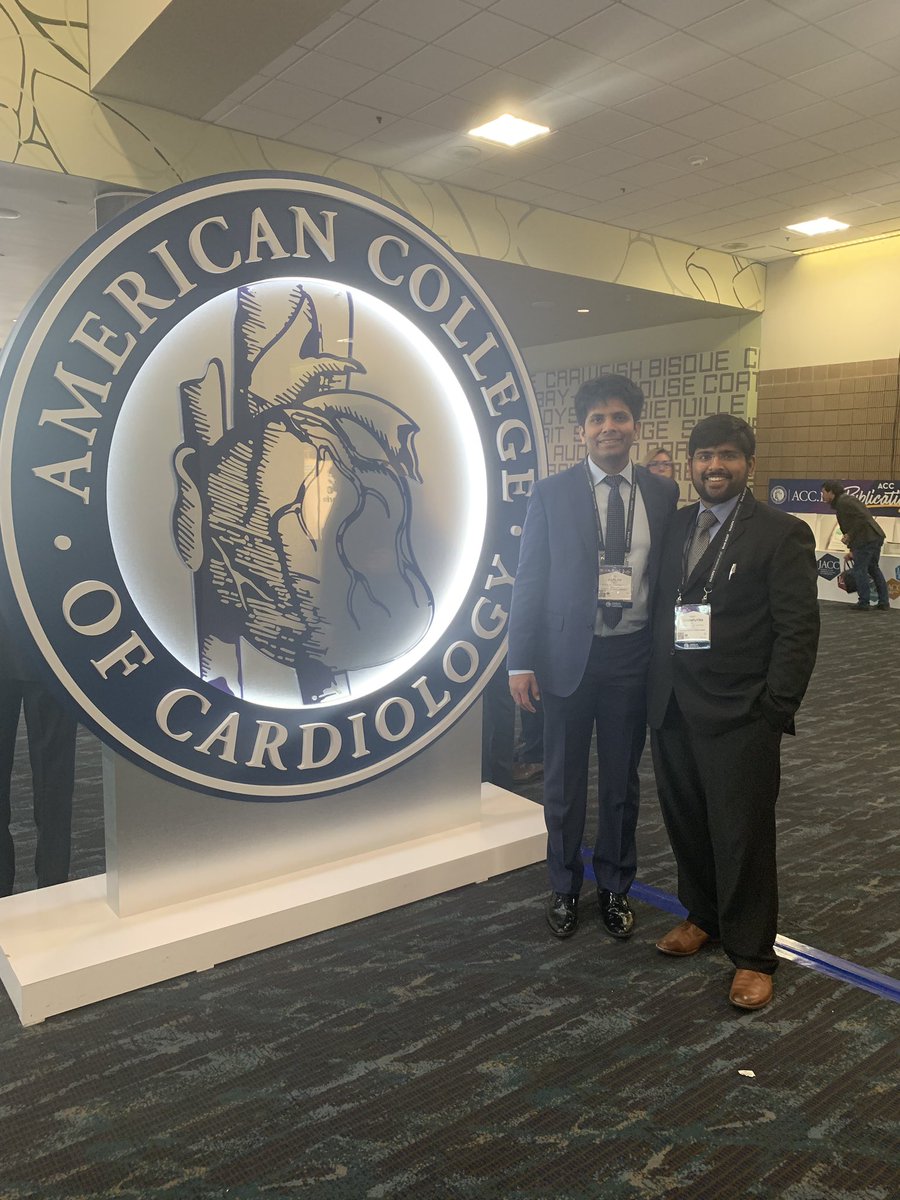 Cathdoctor's tweet image. #ACC2019 #FIT #Futurecardiologists Always a pleasure meeting friends at the best cardiology conference! @jaiparekh2 @tasleemkatchi