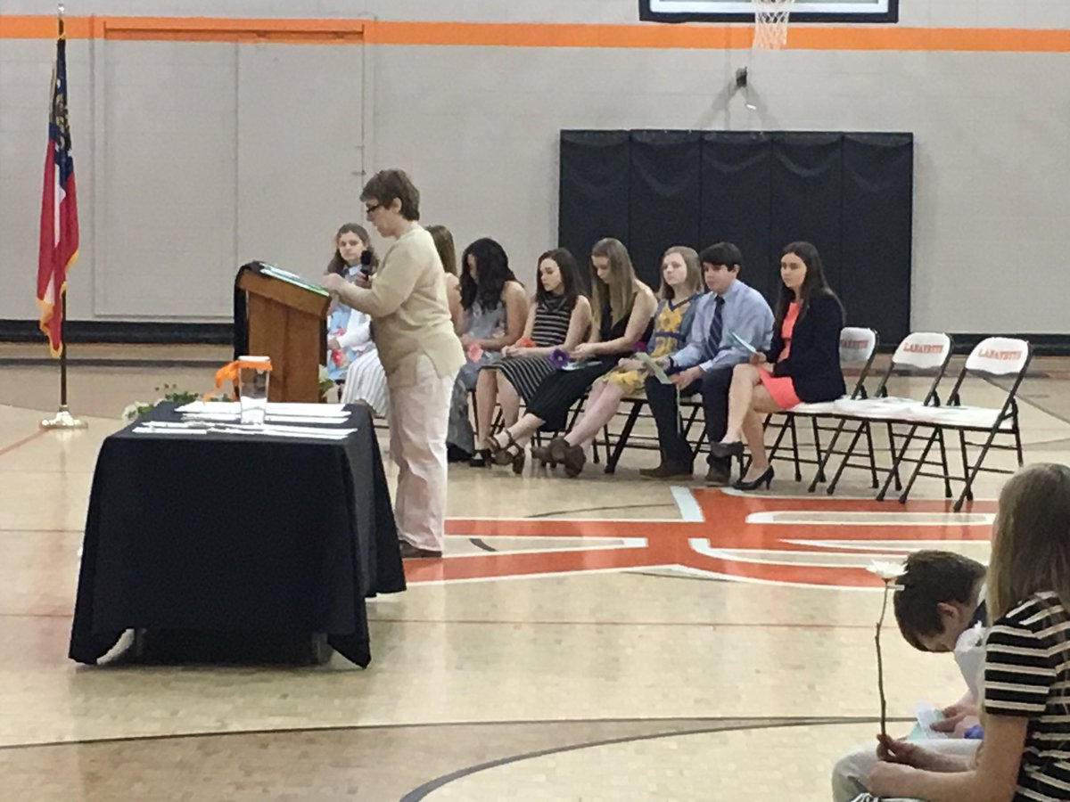 LMS Beta Club Inductions 2019! #lmsramblers #traditionstartshere