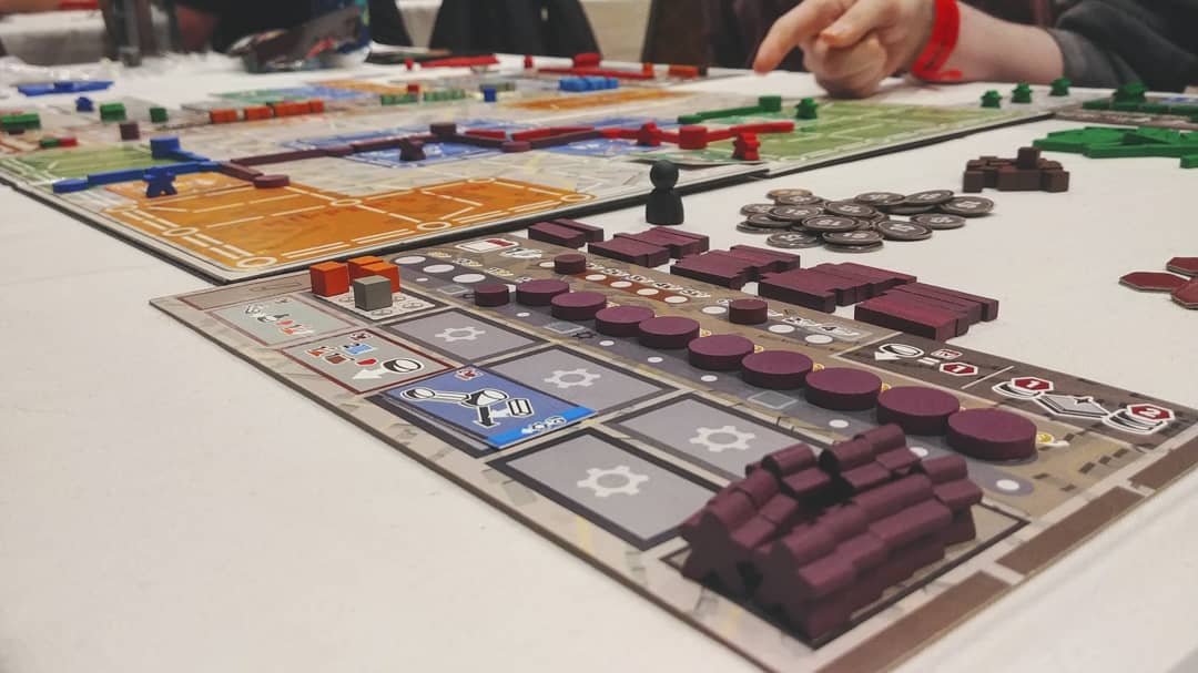 playterminus's tweet photo. Managed to squeeze in one more playtest on Breakoutcon Day 3! Tried out some new stuff on the fly - thanks to our testers for putting up with that https://t.co/MkCqeDhcji