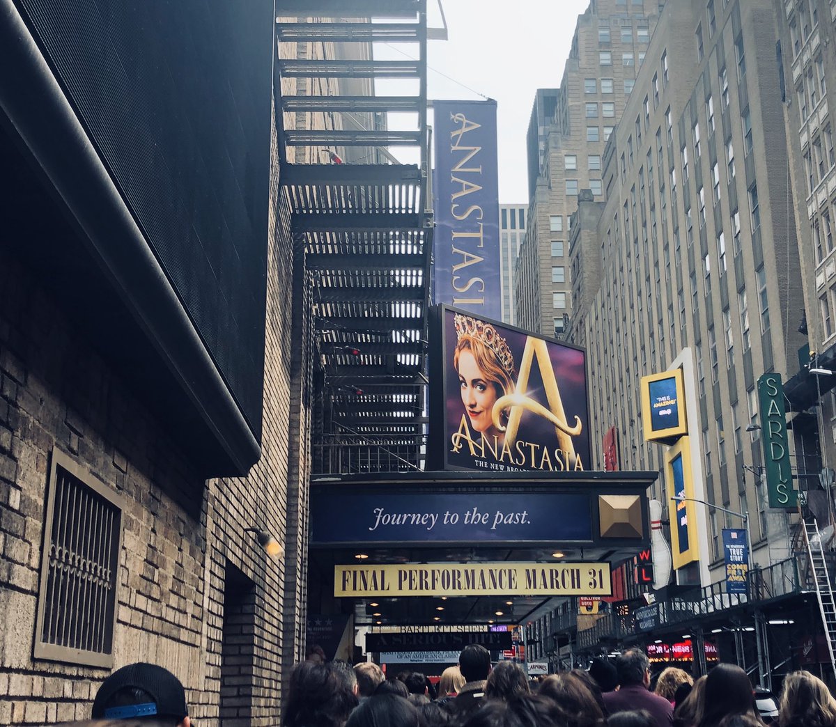 hillary_lee_93's tweet photo. This week is going to be a lot less magical than last week. @AnastasiaBway was gorgeous and everyone needs to see this incredible show/cast before closing! #StayIPrayYou https://t.co/GiMENSqzHr