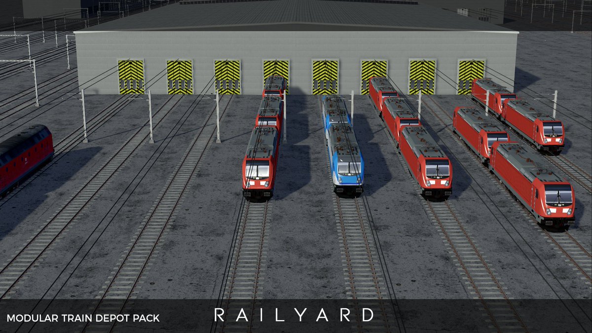 Modular Train Depot Packs. 