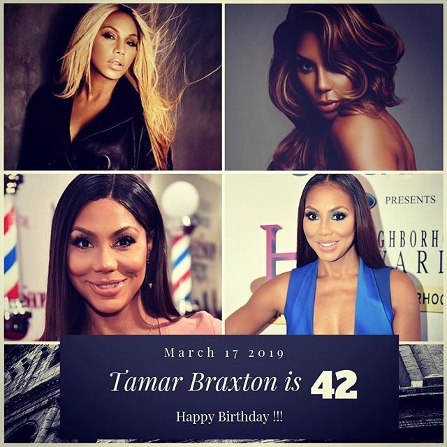 Singer Tamar Braxton turns 42 today !!!    to wish her a happy Birthday !!!  