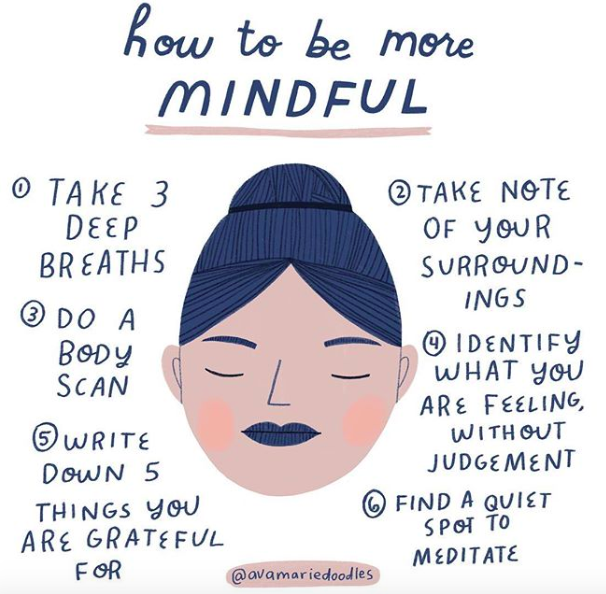 GottmanInst's tweet photo. Adding more mindfulness to your day doesn't have to be complicated. We love these simple suggestions from @AvaMarieDoodles! https://t.co/3Zlyfd9qnc