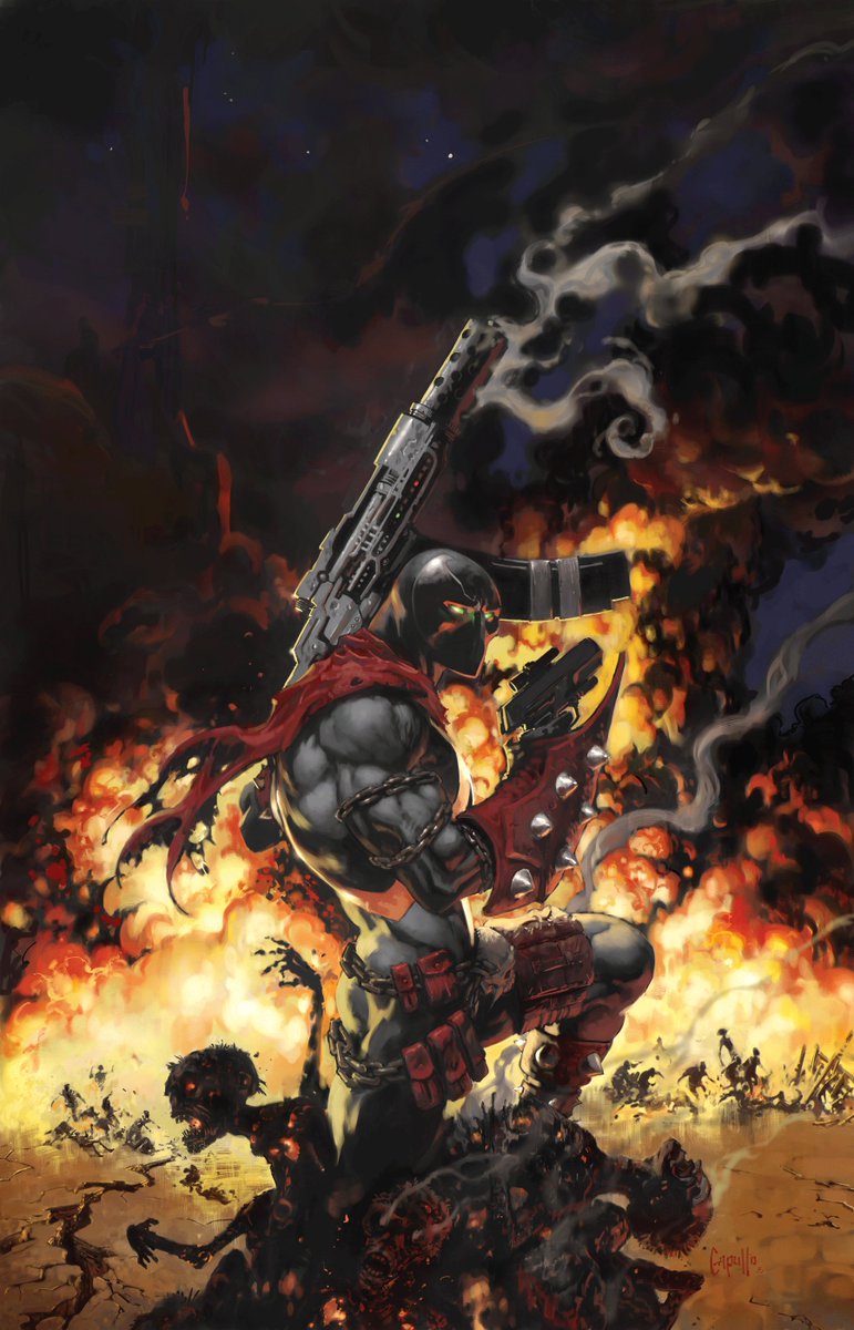 Todd_McFarlane's tweet image. It's that time again!
Here's a VERY sexy cover by @GregCapullo for Spawn issue 150!!