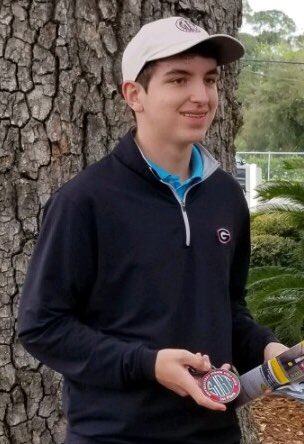cuttsgolf's tweet photo. CONGRATS!⛳️🏆
Marcus Reynolds of Watkinsville on his @SJGT victory!
Marcus rode the strength of 10 birdies over 36 holes at Brunswick CC shooting 70-69=139(-5)⛳️to win going away by 5 strokes.
@cuttsgolf
#GolfPerformanceCenter
WAY TO GO MARCUS! https://t.co/IjZJE1hTRI