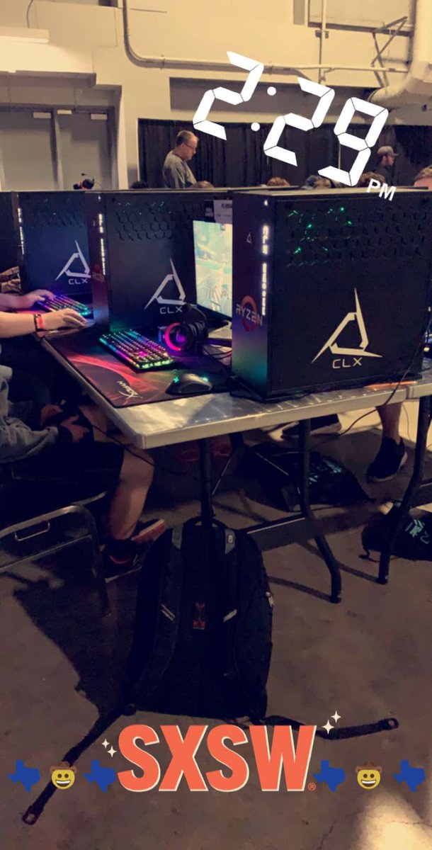 supcris's tweet photo. Had a blast @SXSWGaming. 1st Place in a Rocket League Tournament w/ @phantomshot_ and had the chance to chat with @GoldenboyFTW for a bit, great guy! #SXSW2019 https://t.co/lAKcNdgXRE