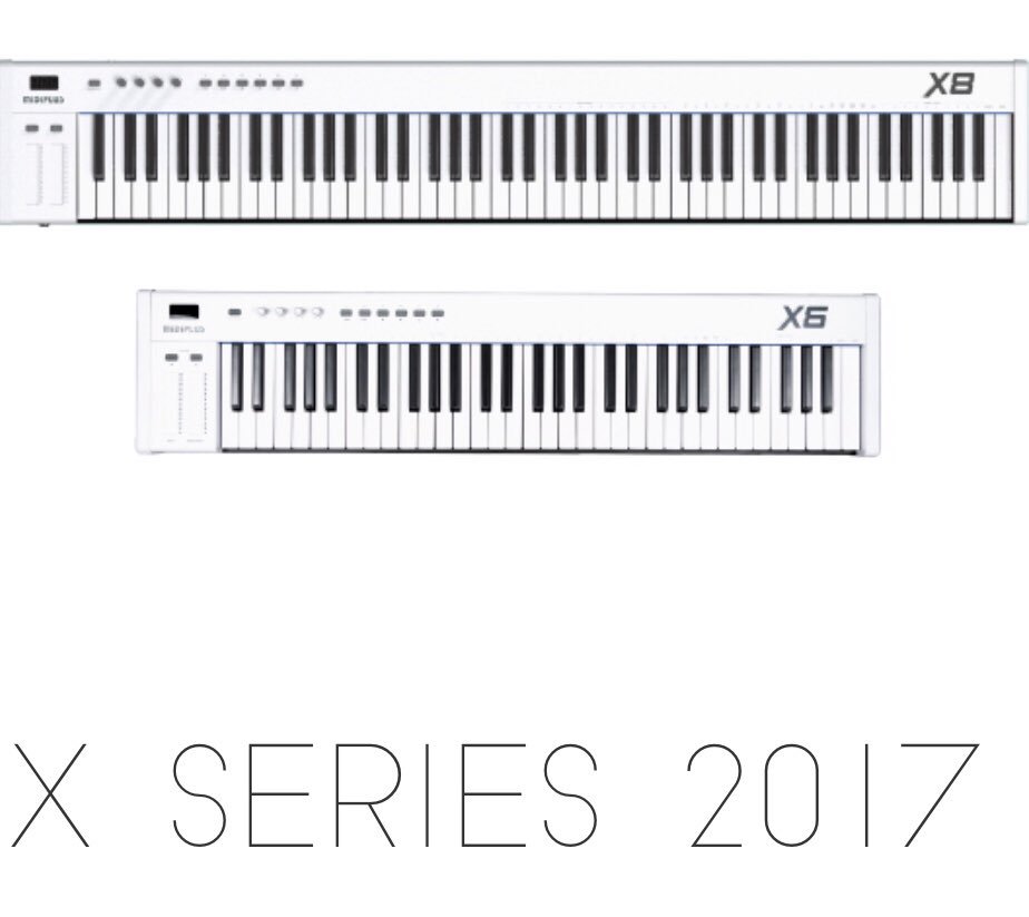 MiDiPLUS X2017シリーズ〜 白を基調とした
