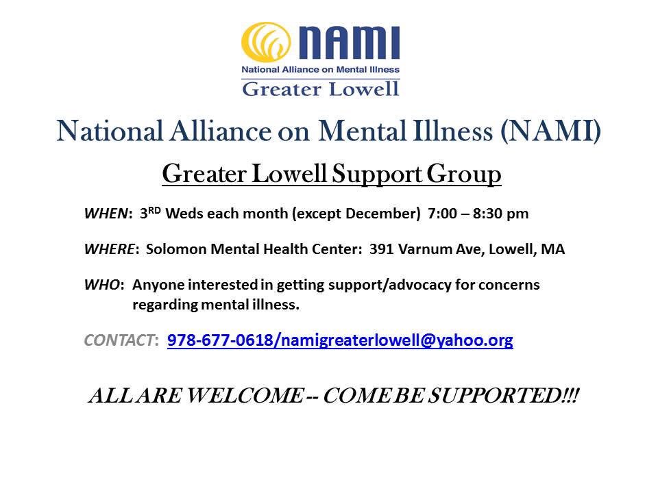 NAMI Greater Lowell tweet media
