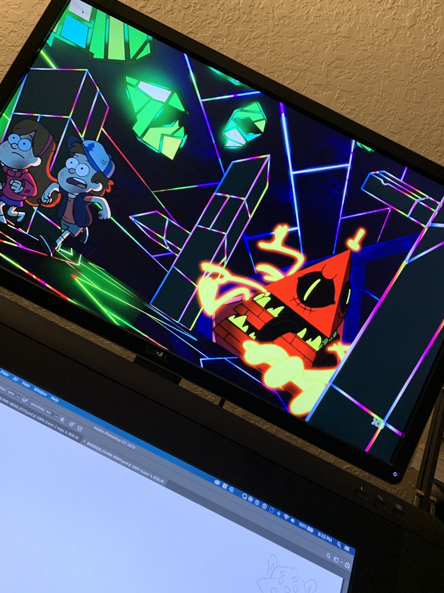 cyrkhen's tweet photo. Watching the last episode of Gravity Falls with tears in my eyes! Reminds me of how Adventure Time ended. Crazy chaotic apocalypse. I can dig it! https://t.co/oWJgCxetLL