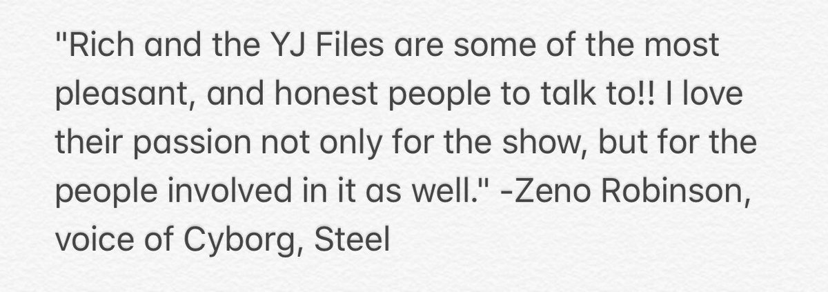 theYJfiles's tweet photo. Last week our webmaster, @lordneptune, asked if we had quotes from #YoungJustice cast/crew about @theYJfiles for our press packet. We didn’t, so we asked if any would be interested in sharing their thoughts . Their responses have been...overwhelming.
Thank you. 🙏
#AsterFelt https://t.co/HCFHIZhK3S