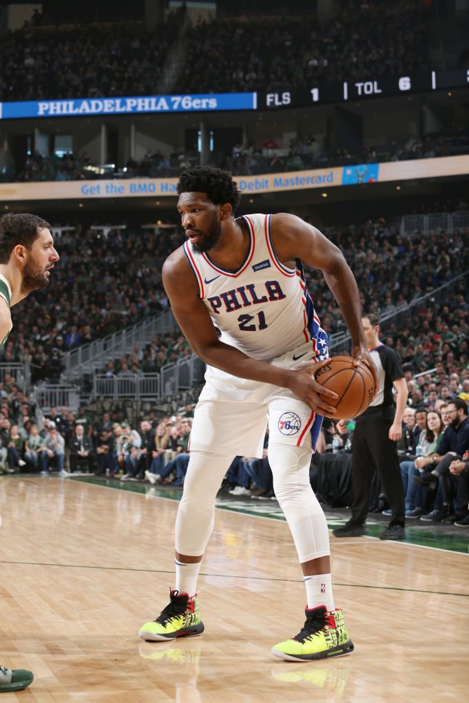 Antetokounmpo (52 PTS, 16 REB, 7 AST) and Embiid (40 PTS, 15 REB, 6 AST) filled up the stat sheet today. It is the 4th game in <a href="/NBAHistory/">NBA History</a> that opposing players have each recorded 40+ PTS/15+ REB/5+ AST (Baylor/Pettit 1961, Robertson/Chamberlain 1961, Chamberlain/Howell 1965).
