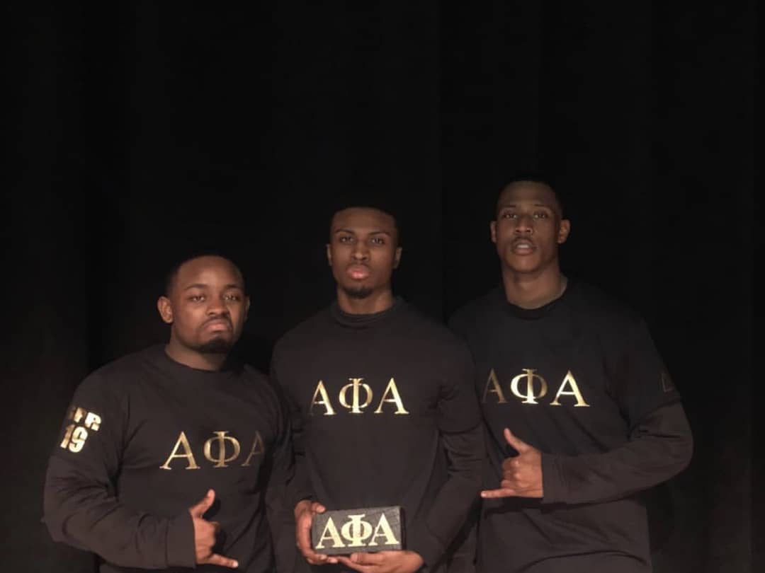 deltarhoalphas's tweet image. Welcome the newest members of the Delta Rho Chapter of Alpha Phi Alpha Fraternity, Inc. Spring 2019 A.S. T.E.A.R! #303Thrives #DRhoBaby #SP19 #UMKCALPHAS

1- Daryl Whitehead 
2- Jordan Williams 
3- Norman Harris