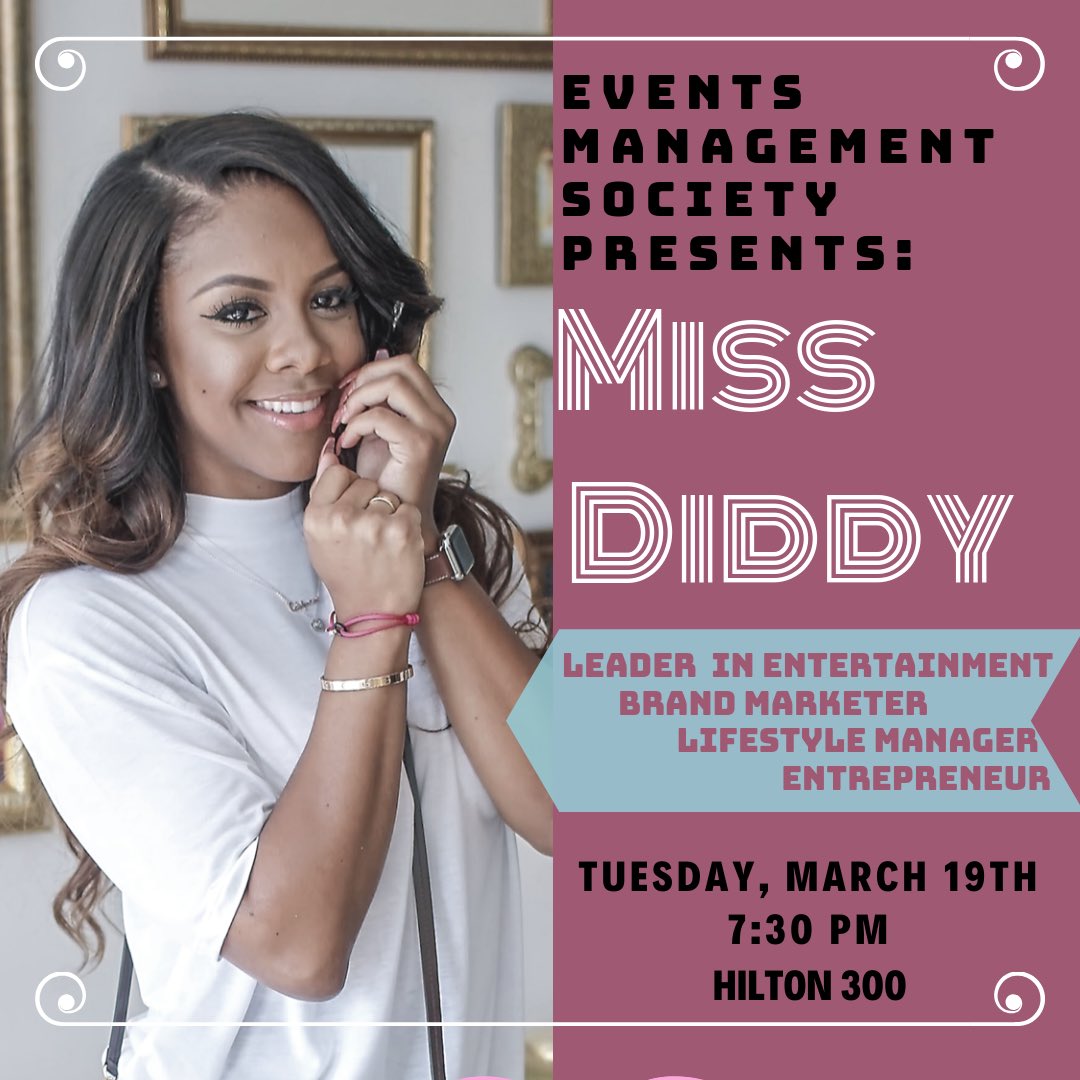Check out event management society’s event this Tuesday!
