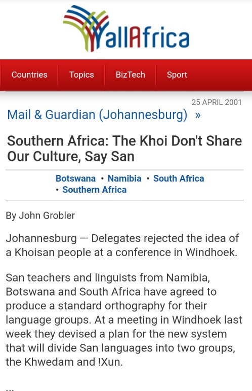 FranzuskusB's tweet photo. @SPanther10 @TheTrut24061586 @kalliekriel @afriforum Don't let this Idiot get to you, The is lots of Archaeological proof debunking their Skewed apartheid mythical History 😅, all they have is that fake People called the Khoisan parading with their loin clothing and the real Khoikhoi and San have rejected the fake Khoisan !!😅😂😂 https://t.co/WFE57j1Njg