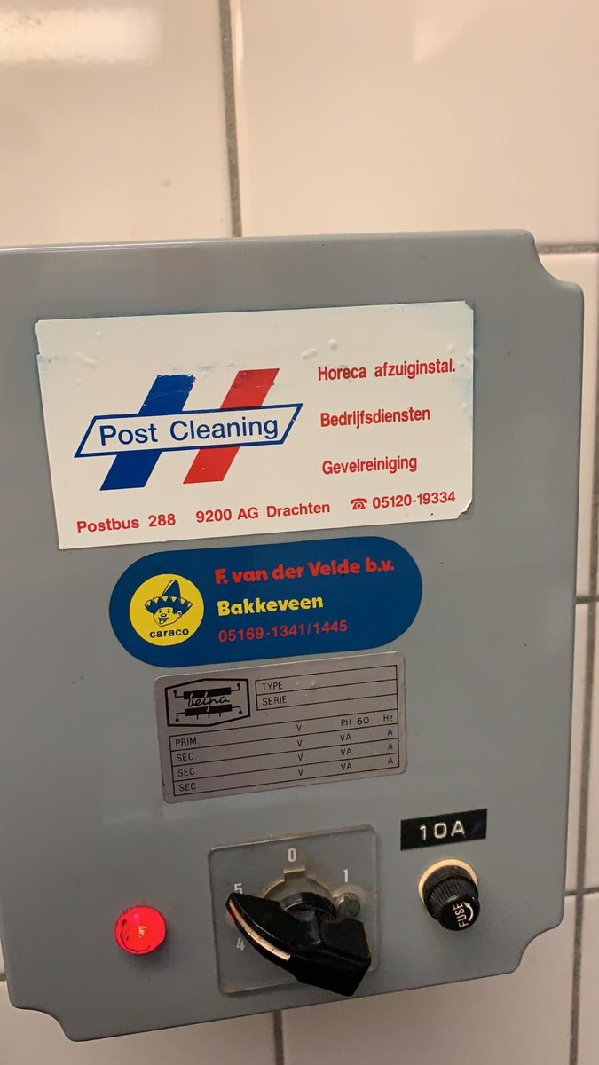 Prachtig: de sticker van toen zit er nu nog! #topkwaliteit, net zoals onze diensten. #VerfrissendHelder