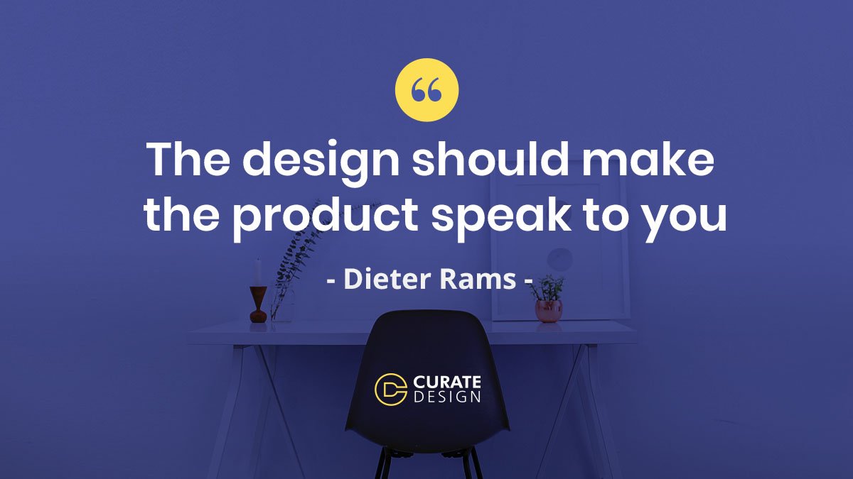 Design_Curate's tweet image. The design should make the product speak to you - Dieter Rams
 #smallofficedesign #officedesign #curatedesign #DieterRams