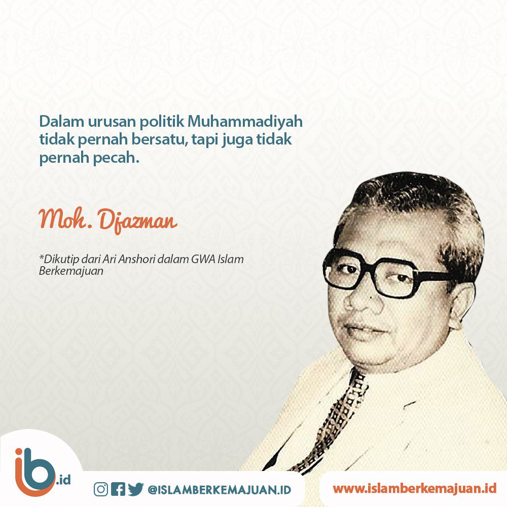 IBTimesID's tweet photo. Dalam urusan politik Muhammadiyah tidak pernah bersatu, tapi juga tidak pernah pecah. @muhammadiyah @PojokBuya @PojokAbdulMuti #muhammadiyahnetral https://t.co/BH3BsAJFZw
