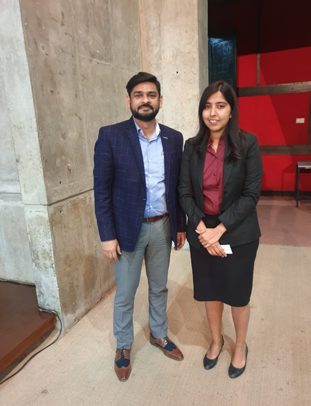 QuezX_Social's tweet photo. It is a privilege to recognise and appreciate such wonderful talent - our Head of Sales, Bilal Hasan awarding Aparajita Sharma the Quetzal Gold Award ahead of the first ever MBA #Convocation out of @IIMAhmedabad!! #Graduation #IIMA https://t.co/NOBWqe7bkc