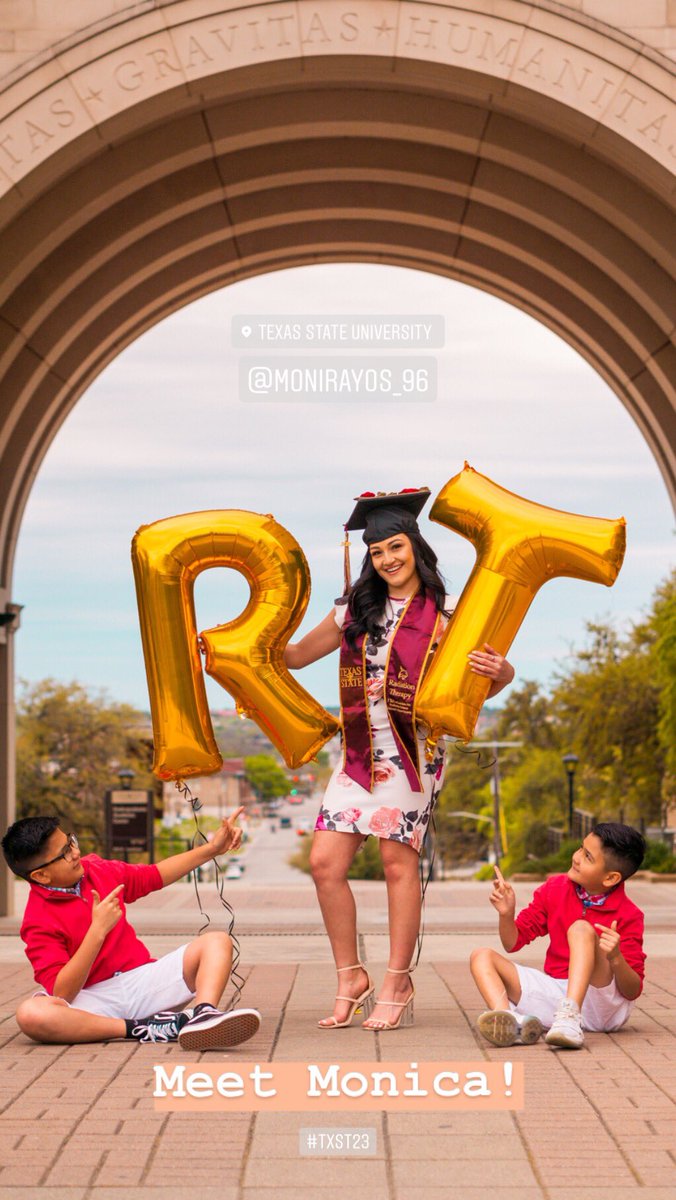 Awesome dress ✅ Adorable hats ✅ Super cool little bros ✅ Another grad with badass photos ✅🤣🔥 #txst19 #txst20 #txst23