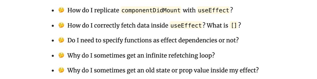 joinindorse's tweet image. "A Complete Guide to #useEffect" by @dan_abramov! 👏
For your very own #CodeReport 👉 indorse.io/claims/new
#JavaScript #React #ReactJS #Programming #Developers #Coders #100DaysOfCode #Programmers #Devs #Coding #301DaysOfCode
overreacted.io/a-complete-gui…