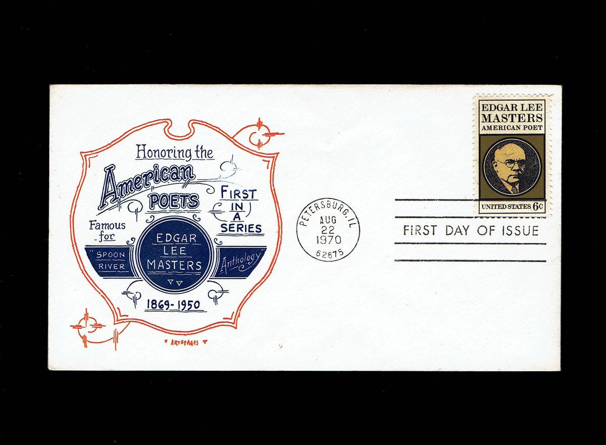 westfourthblvd's tweet image. US 1405 Edgar Lee Masters American Poet 1970 Artopages FDC F1405-1 tuppu.net/bbacf33b #MyNewTag #Etsy #VicsStamps
