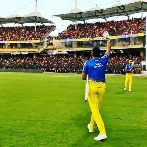 Some moments always remain close to your heart! Gratitude is all I have! #ChennaiLove #CSK #MomentsToCherish