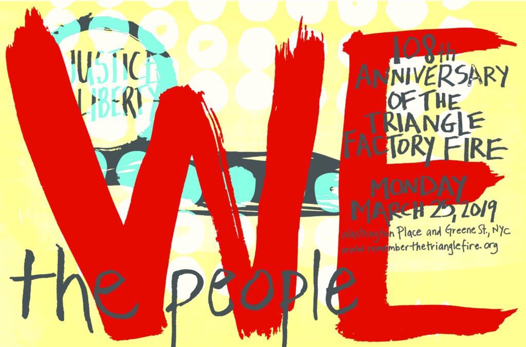 trianglefire's tweet image. Join us for the 108th Commemoration of the Triangle Shirtwaist Factory Fire on March 25th, 12pm, Washington Place and Greene Street, NYC