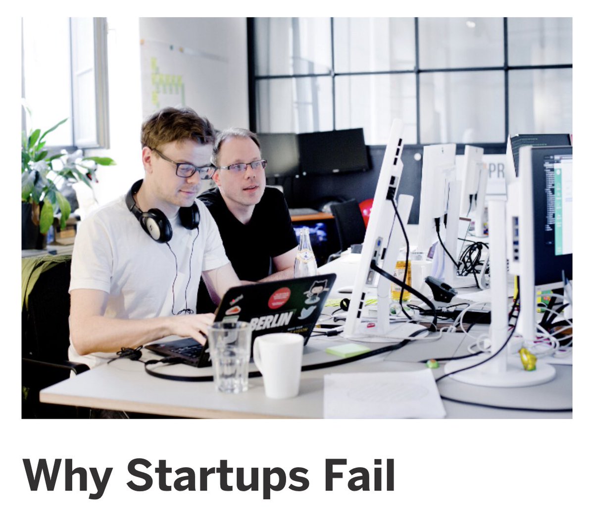 Why Startups Fail. Read more
rmukeshgupta.com/2019/03/11/why…

#Startups #InnovationAccelerators #SAPiO #DigitalTransformation #SAP #Innovation #FutureOfWork