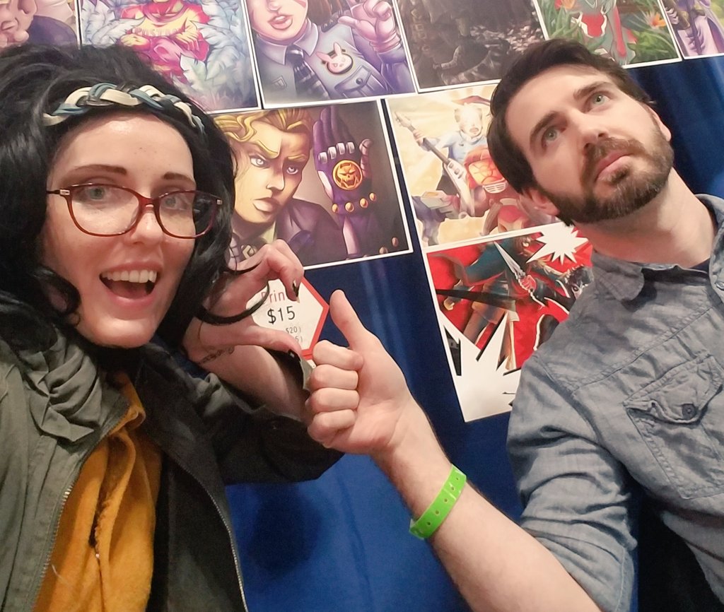 zabkazee's tweet photo. Thank you everyone for a wonderful #louisianacomiccon2019! All the love to those who stopped by the booth to say hi or buy something! ππ @donald_deuce & I had a blast, you were all too sweet~ π Thanks again!
#rustybeeproductions #louisianacomiccon https://t.co/IJk4seFQSa