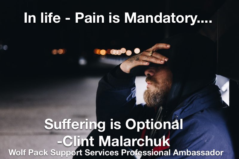 ⁦@cmalarchuk⁩ has some amazing insights on life!!! #EndTheStigma #WolfPackSupportServices #ConquerYourDemons