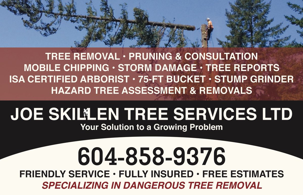torontotreesgta's tweet image. RT  RT  Tree Reports . Tree Removal . Hazard Tree Assessment Free Estimates - Tell Joe you saw his Ad in What's On! Chilliwack :) #treeremova…