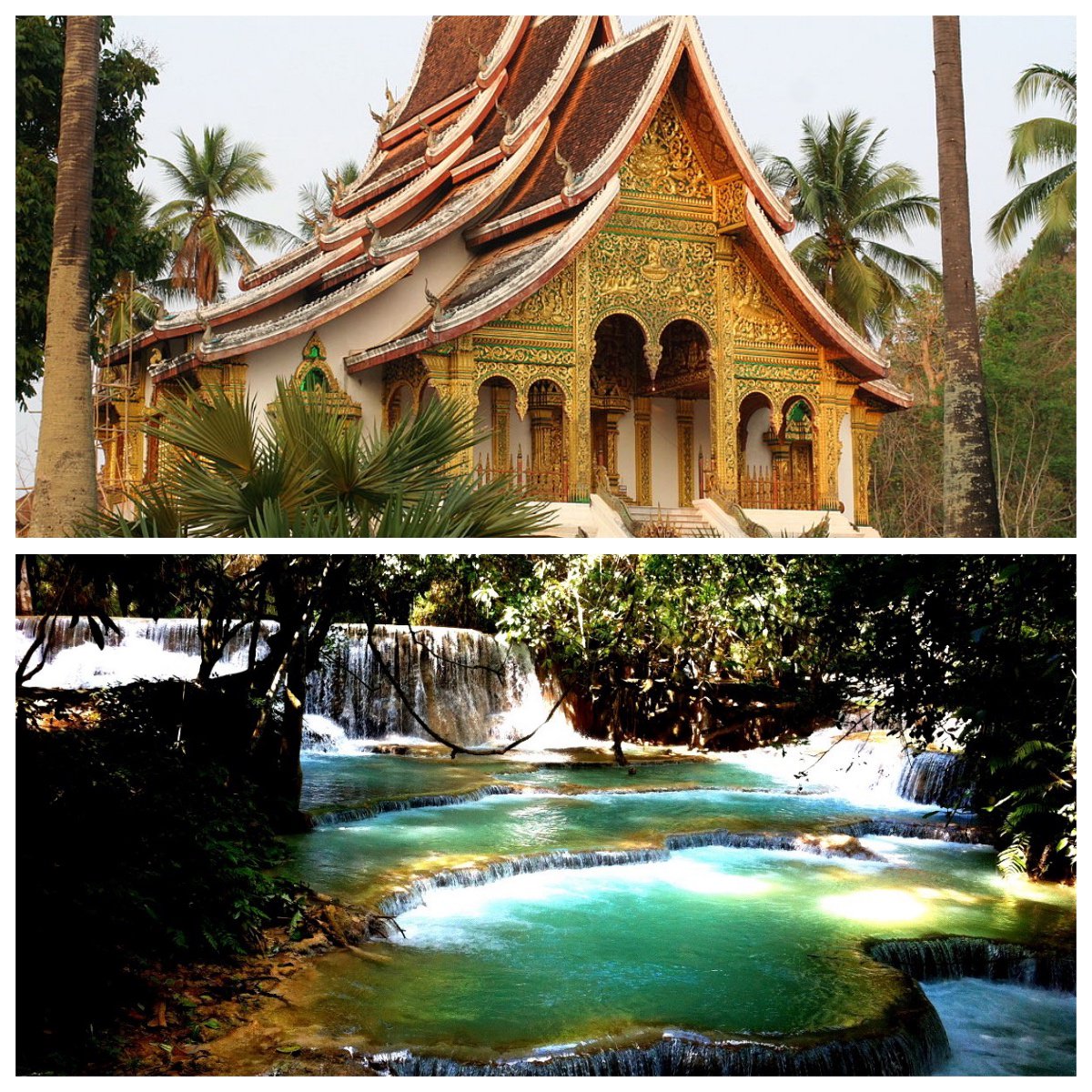 What am I doing in Laos? Hahah enjoying the Buddhist temples of Louangphabang. Can you say this name correctly from the first time? Almost nobody speaks English here but I’ve never felt more at ease in a foreign country than here.