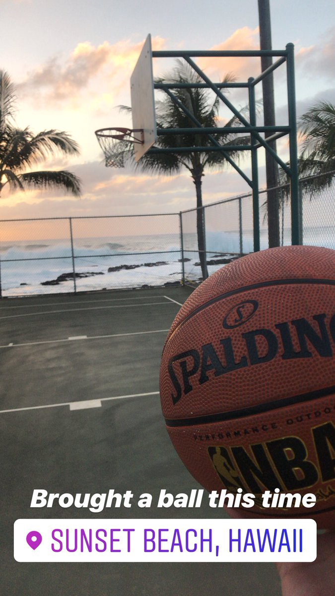 Didn’t forget my 🏀 this time