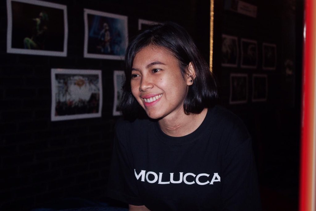 Beatrix Rumahlatu with our #MoluccaTees
—
📍 Salatiga 
create some good vibes!