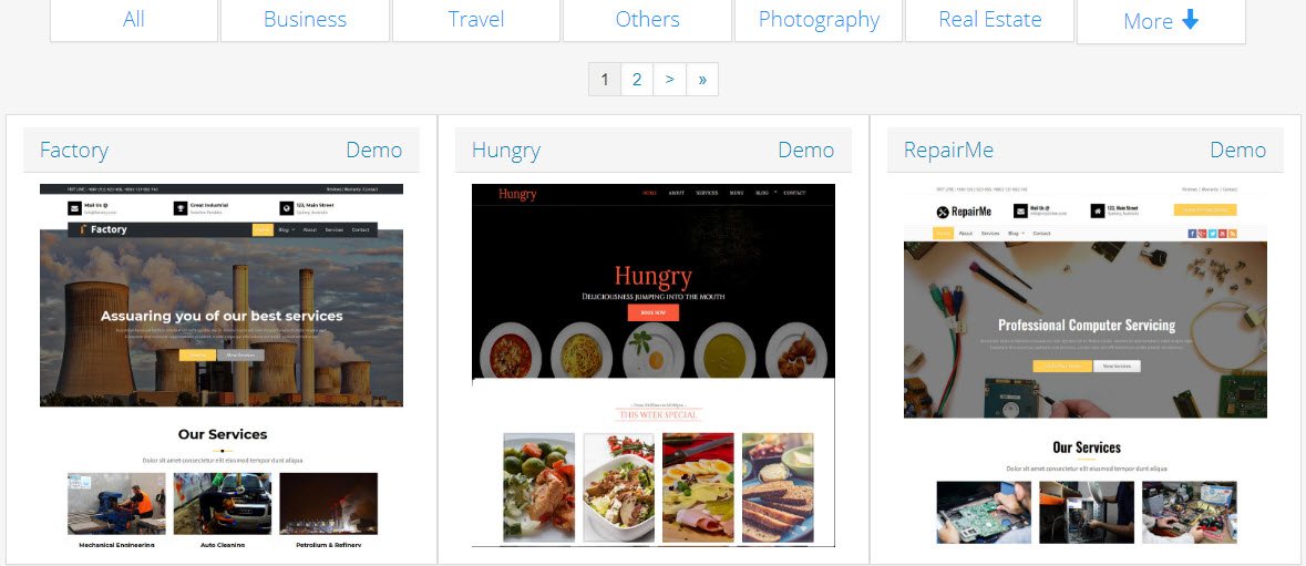 Des Thèmes gratuitement disponible pour vous dans tous vos hébergements web de ccntechnologies.com
sitepad.com/themes
ccntechnologies.com
sitepad.com/themes