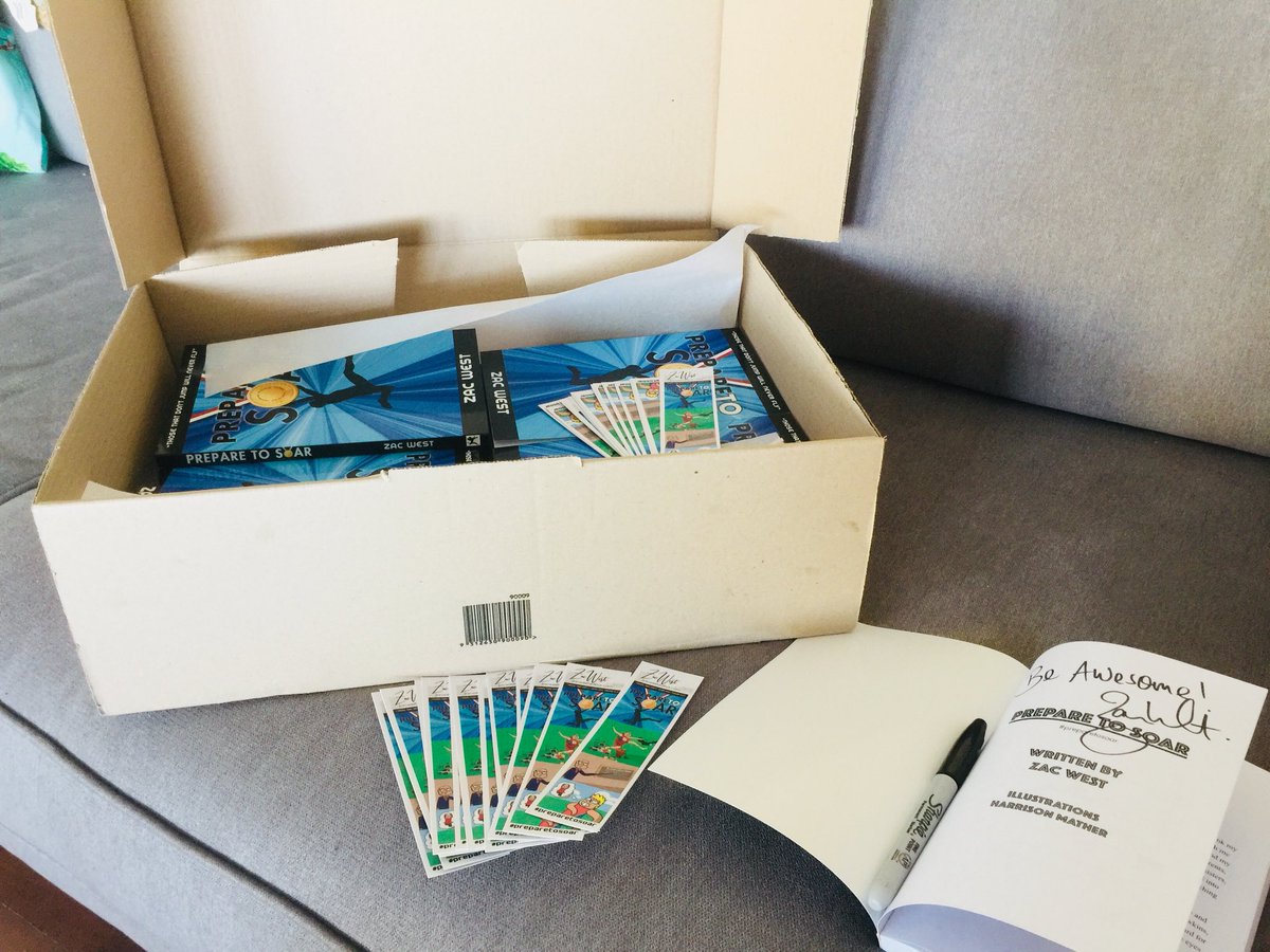 Packing and boxing a class set of Prepare to Soar for Randwick Public School 📚 ✌️ Enjoy