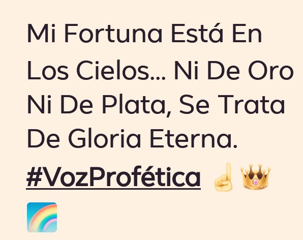 RenacerasDe's tweet photo. Alaba Al Rey De Reyes...
#VozProfética 🔥 
#RenacerasPalabraDeFuego 👑 https://t.co/4pIP9TR4yB