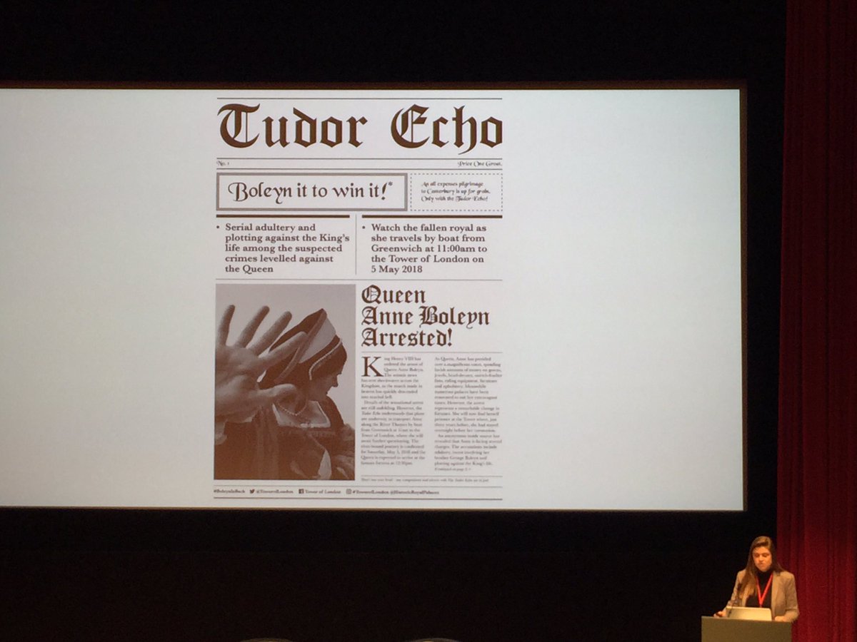 MarDixon's tweet photo. #CultureGeek
#BoleynisBack had a a great newspaper campaign that was placed around London.
This is genius!
65k impressions on Twitter. Missed the Instagram numbers. https://t.co/AqBeW0LRBt