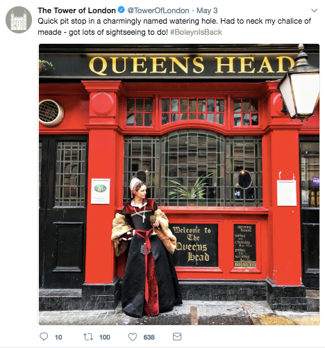 katiprice's tweet photo. The @rijksmuseum and @HRP_palaces both showing how they totally nailed using a playful tone of voice for their online content - the Rijksmuseum with their Is it Art series, and HRP with their #BoleynisBack campaign. A brilliant start to #culturegeek https://t.co/LY5SMDeKSu