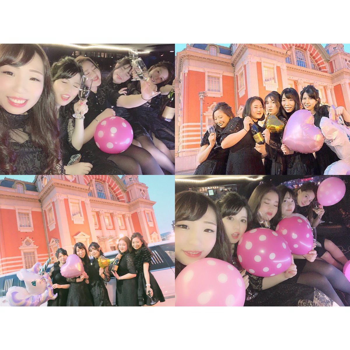 tyyr_tm's tweet photo. リムジンから夜まで楽しんだ〜🖤💗 https://t.co/8yVq8YHUGn