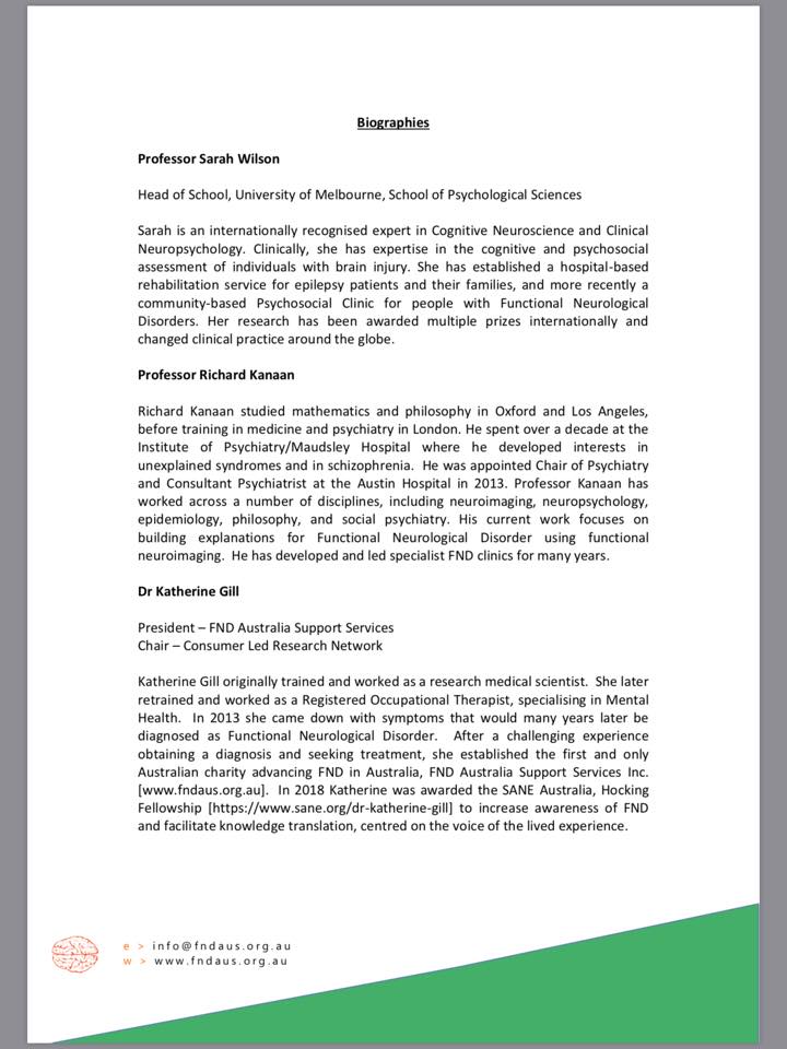 KatherineGill88's tweet photo. Exciting FND Co-Design Workshop - Melbourne 27th March
FND Knowledge Exchange & Knowledge Translation Forum
@FNDAus
https://t.co/QcMRLno2Ug
Sponsored by @SANEAustralia #HockingFellowship https://t.co/l3j4xkvSDH