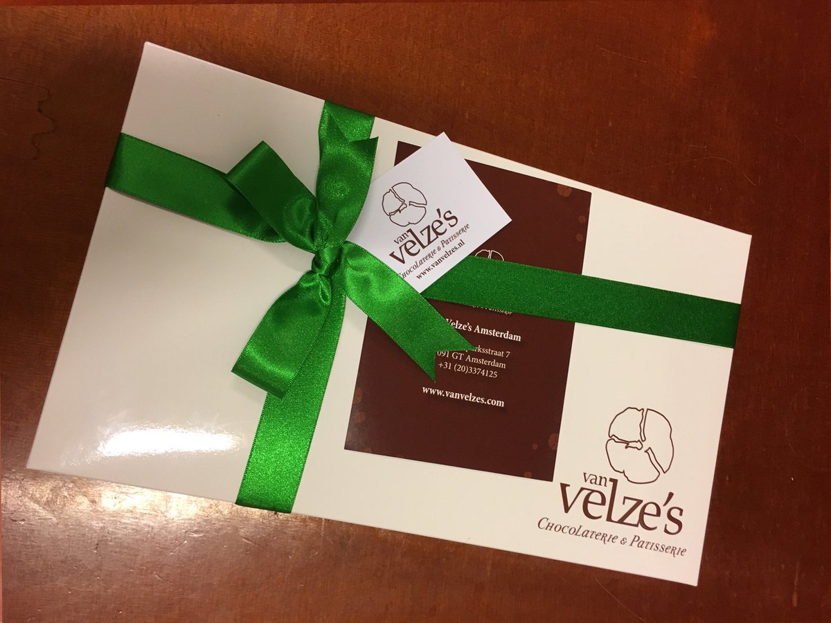StPatricksAms's tweet photo. Congratulations to the other prizewinners also 🎉
Voucher dinner x2 at #ZazasRestaurant Amsterdam: Monika Geibel
Box of fabulous chocolates from @VanVelzes: Kate Clarke
Signed copy of @rorysfood cookbook 'Master It': Dawn Connor
Breadwinner DVD from @CartoonSaloon : Iris Oltheten https://t.co/7J3eb3ME4p