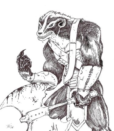 RunklePlaysGame's tweet photo. RPG-a-Day: My favorite character #aquaticahomebrew #rpgaday #favoritecharacter #badgen #advancedrace #pathfinder #roleplaying #stonefist https://t.co/3IeHGiX9Hp https://t.co/nbOF9sUEk1