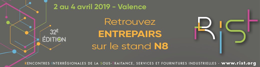 J-15 avant le RIST ! Venez nous rencontrer stand N8. Nous animerons également une conférence sur ce salon le Mardi 2 avril à 14h30 intitulée: "Le partage de charge, une solution pour rentabiliser ses machines". ( en partenariat avec Saint Marcellin Vercors communauté).