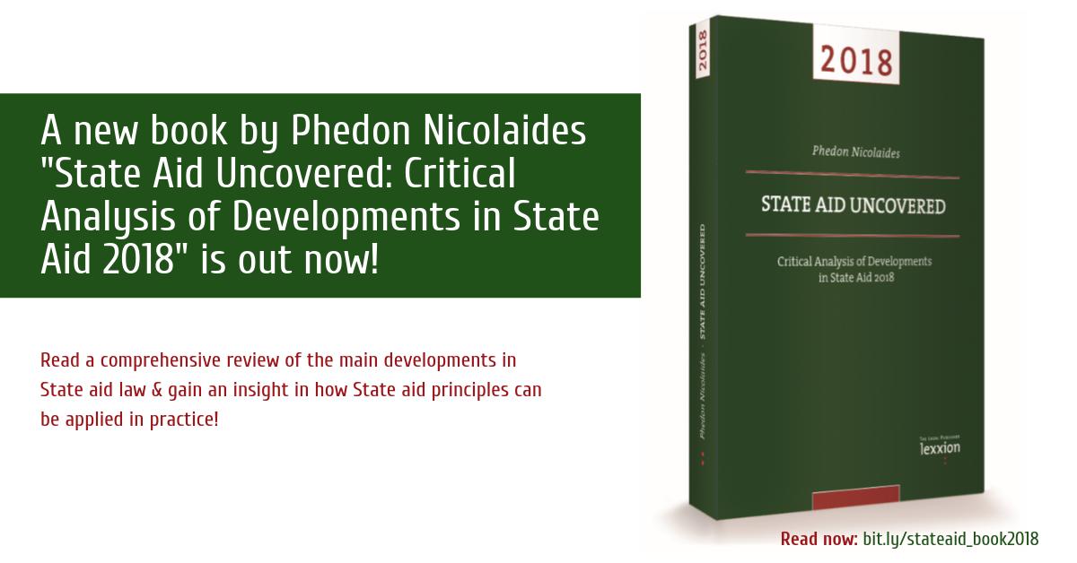 lexxion's tweet photo. 📚 A new book by Phedon Nicolaides "State Aid Uncovered: Critical Analysis of Developments in State Aid 2018" is out now! Find it here: https://t.co/nFAbPtp70G #StateAid #law #StateAidUncovered #StateAidBook #Lexxion #EStAL https://t.co/uJhCGFpnFJ